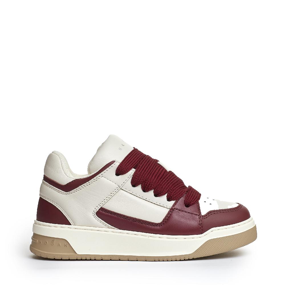Sorelle Perego Chamallow pelle bianca bordeaux Offerta