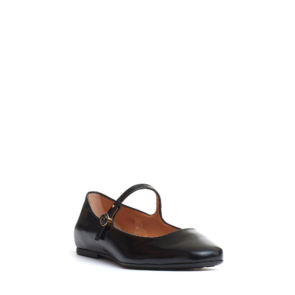 Sorelle Perego ballerina cinturino pelle nera Online