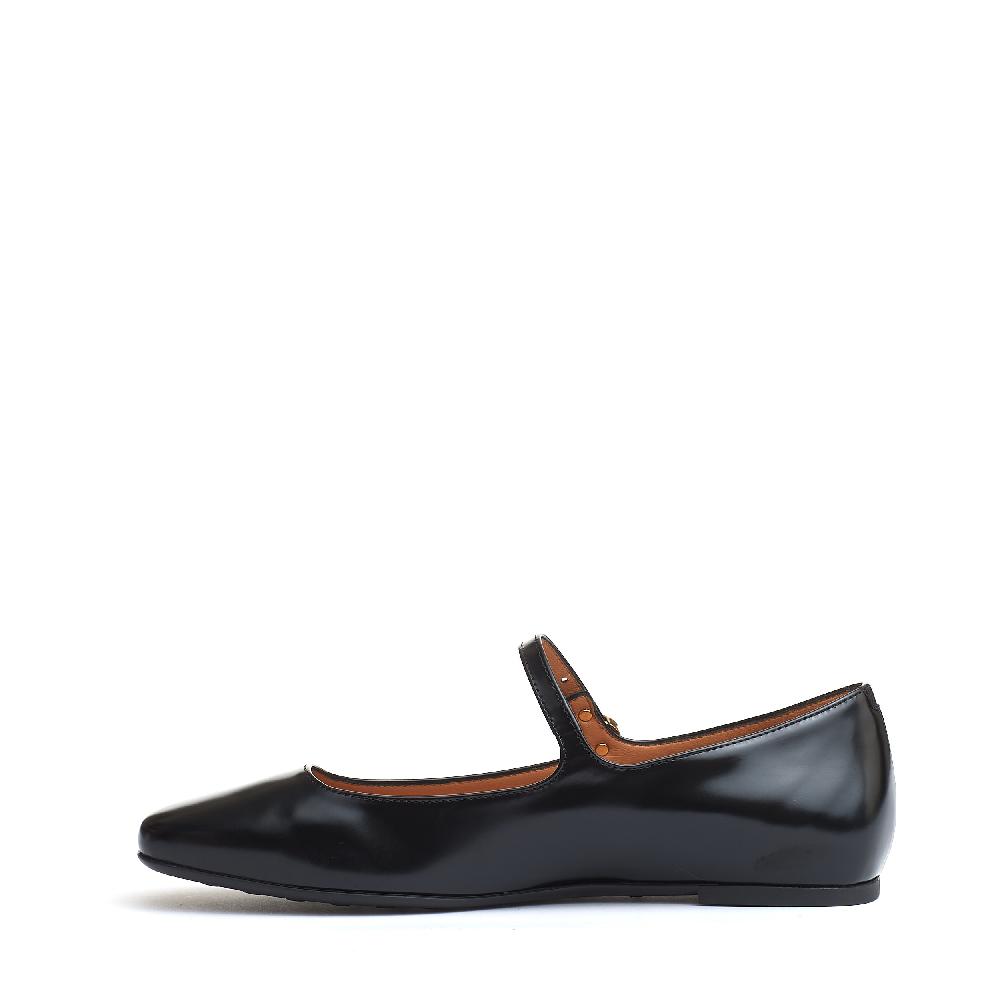 Sorelle Perego ballerina cinturino pelle nera Online