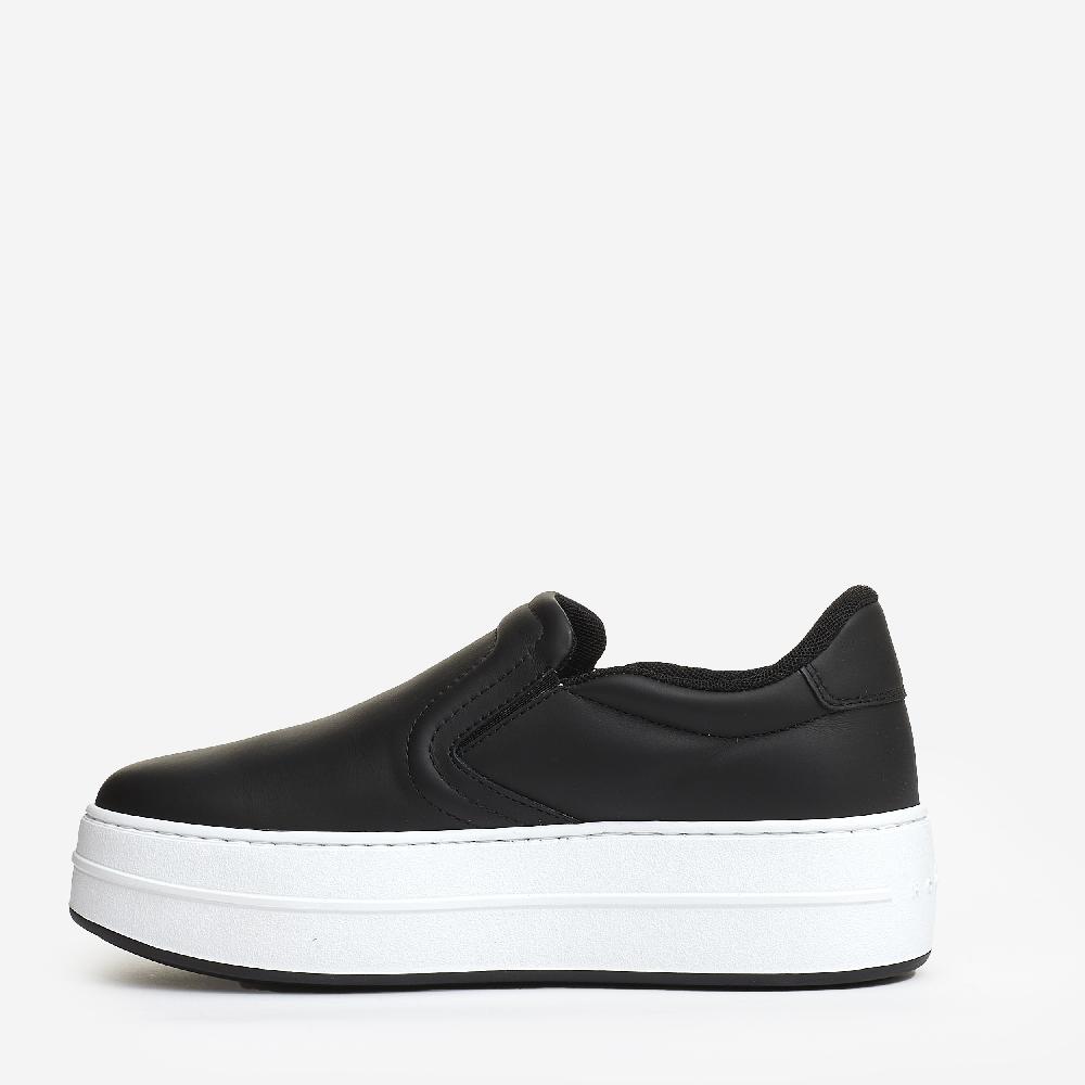 Sorelle Perego Skyscaper slipon pelle nera Italia