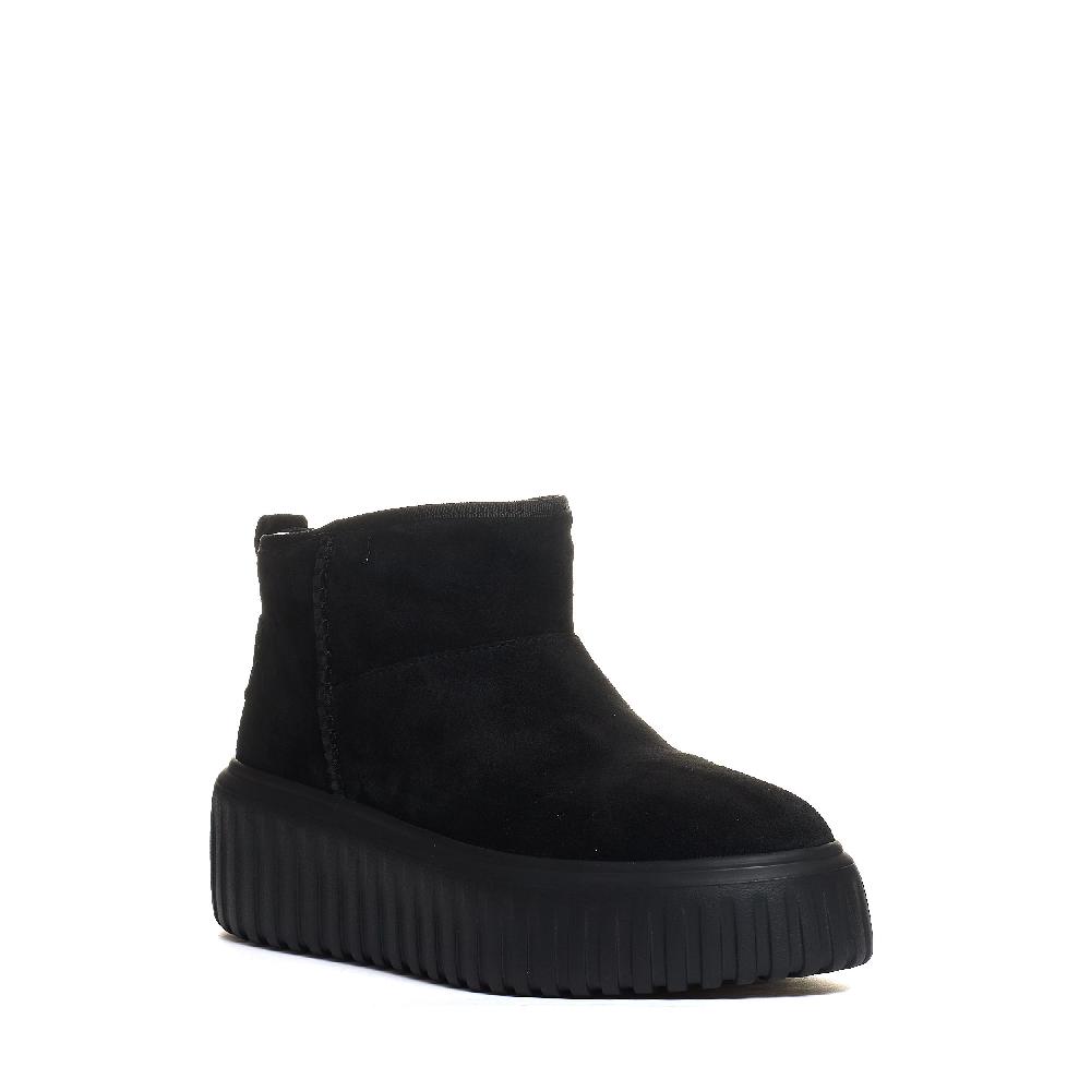 Sorelle Perego h stripes low boot camoscio nero 2025