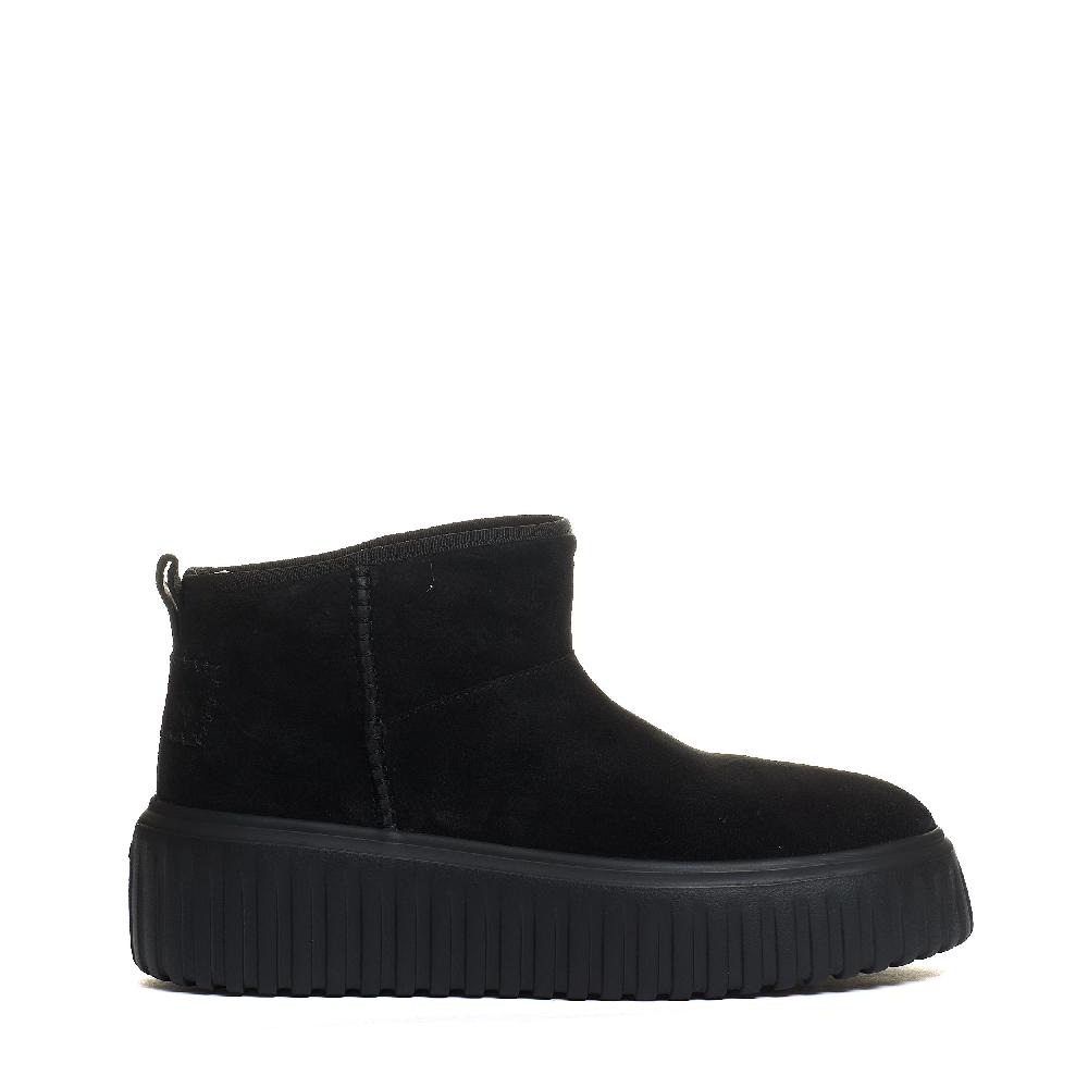 Sorelle Perego h stripes low boot camoscio nero 2025
