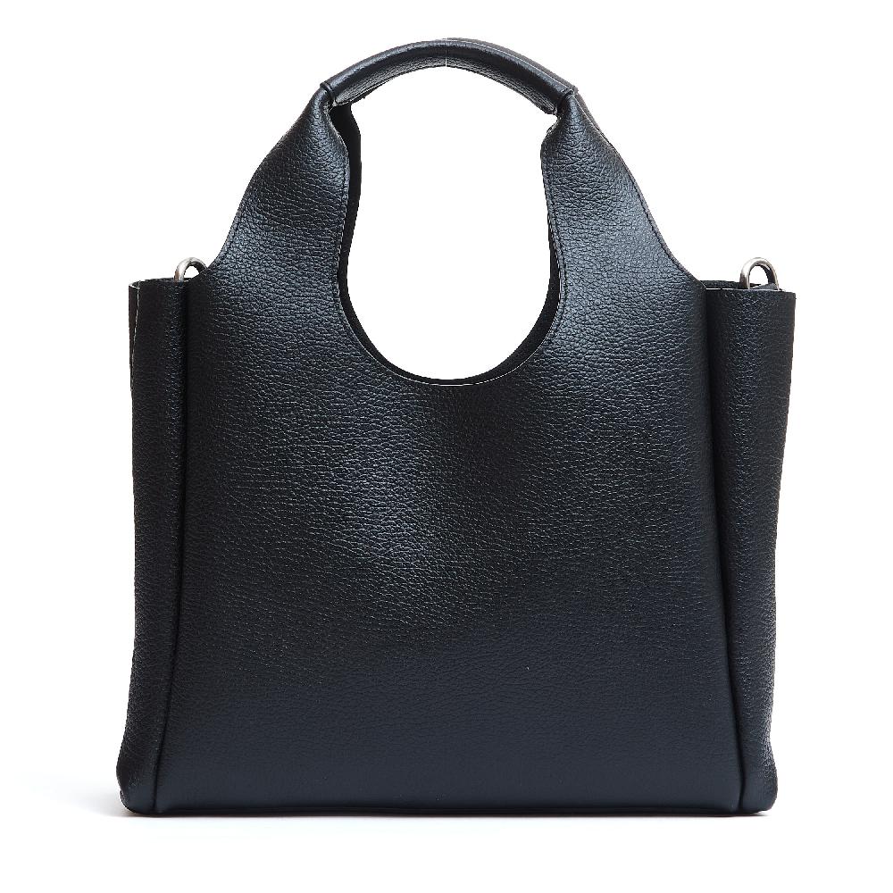 Sorelle Perego H bag shopping pelle nero Pezzi Unici