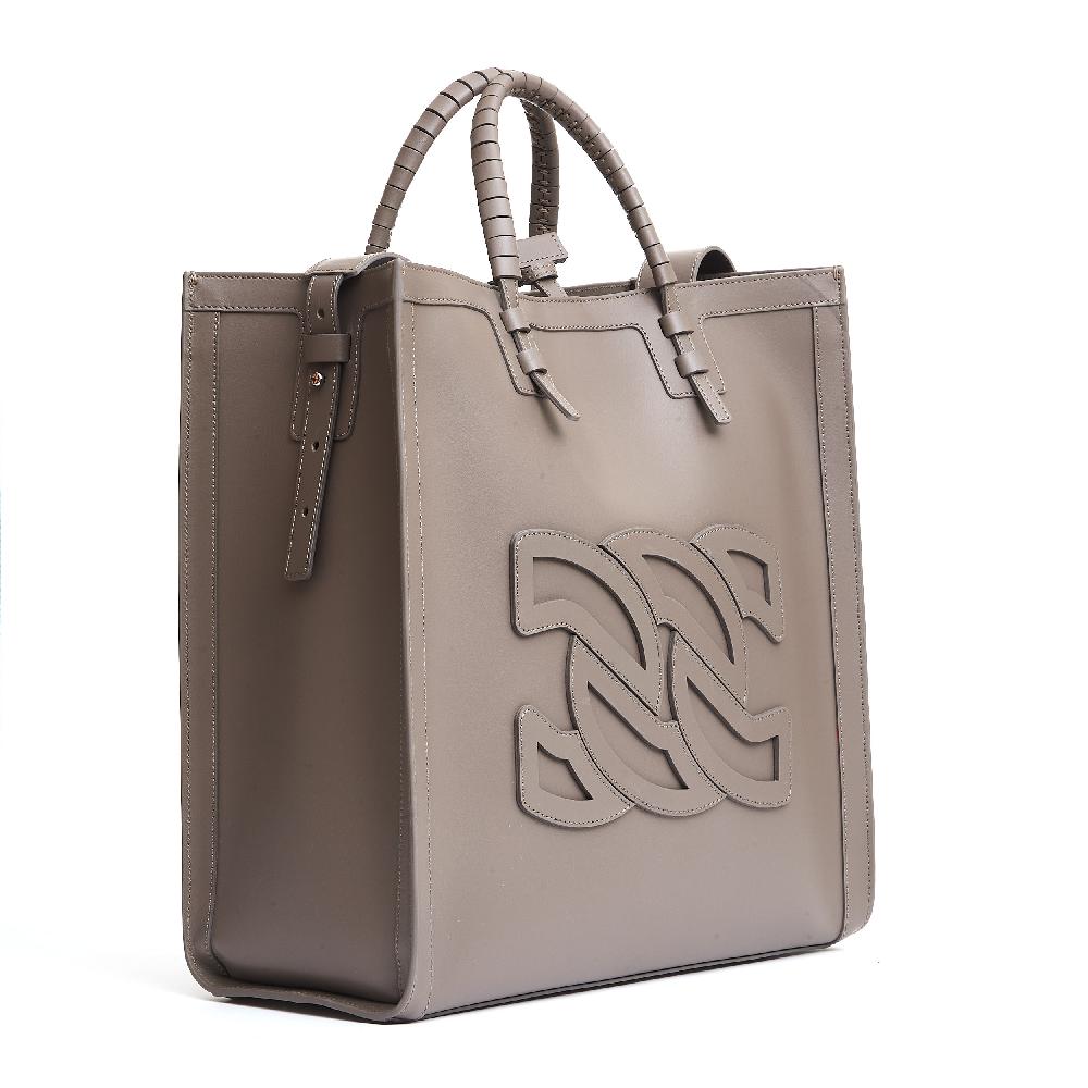 Sorelle Perego Shopping logo in pelle carobou Shopping Online