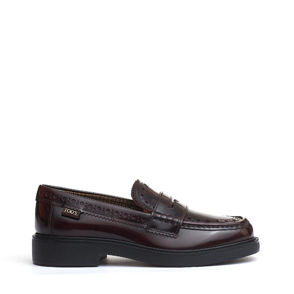 Sorelle Perego mocassino inglese pelle bordeaux Hotsell