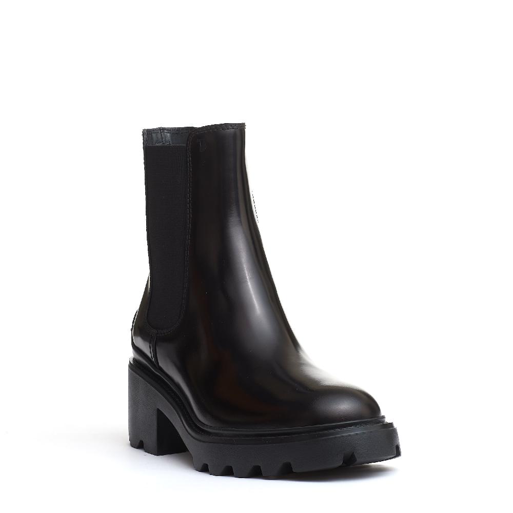 Sorelle Perego stivaletto pelle nero carroarmato 60 mm Qualità