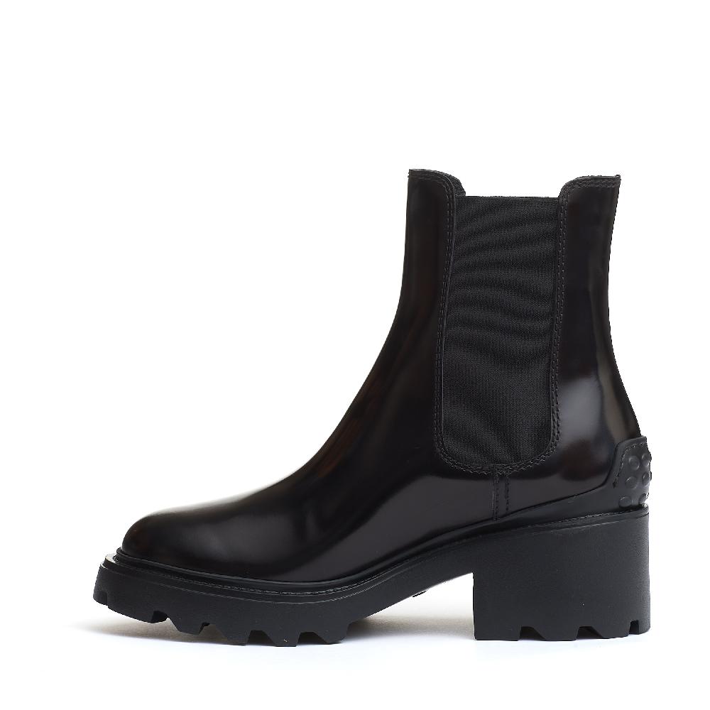 Sorelle Perego stivaletto pelle nero carroarmato 60 mm Qualità