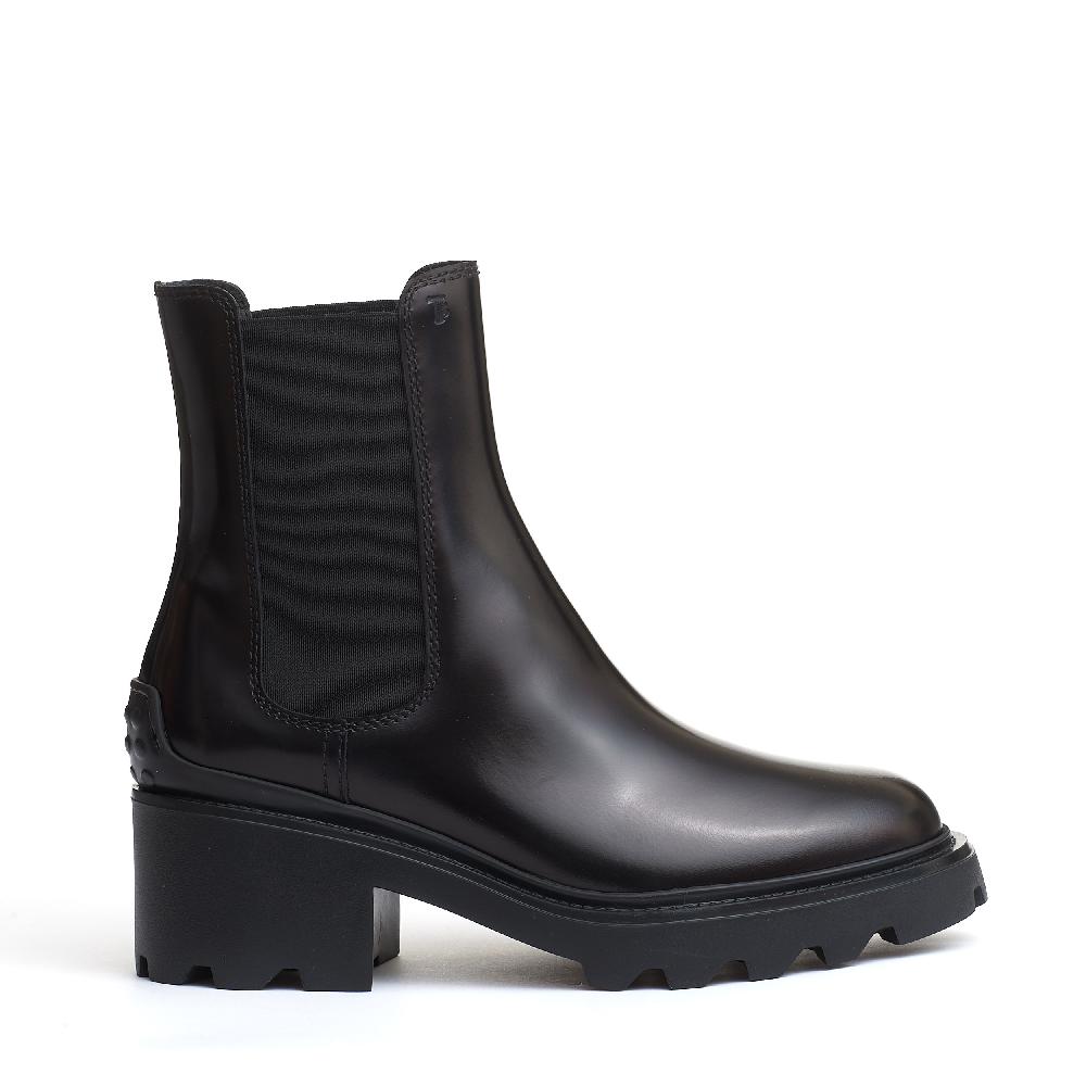 Sorelle Perego stivaletto pelle nero carroarmato 60 mm Qualità