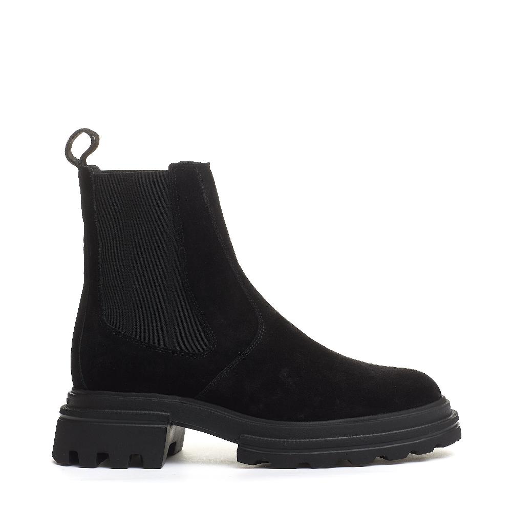 Sorelle Perego chelsea boot camoscio nero Offerte