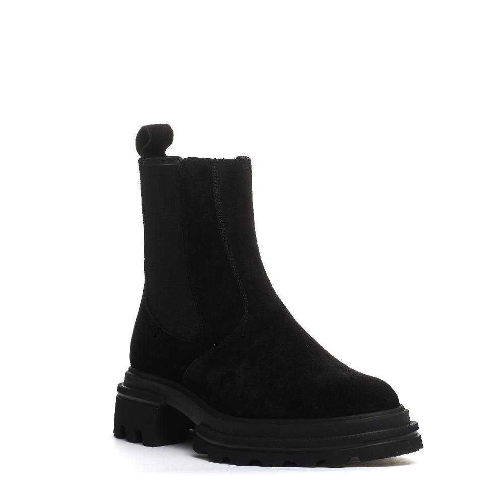 Sorelle Perego chelsea boot camoscio nero Offerte