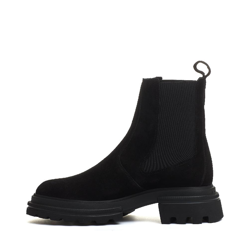 Sorelle Perego chelsea boot camoscio nero Offerte