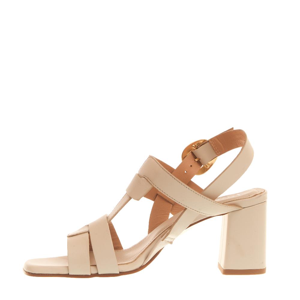 Sorelle Perego sandalo tacco 70 mm latte Moda