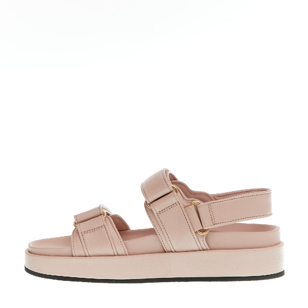 Sorelle Perego sandalo sportivo pelle cipria Saldi Di Fabbrica