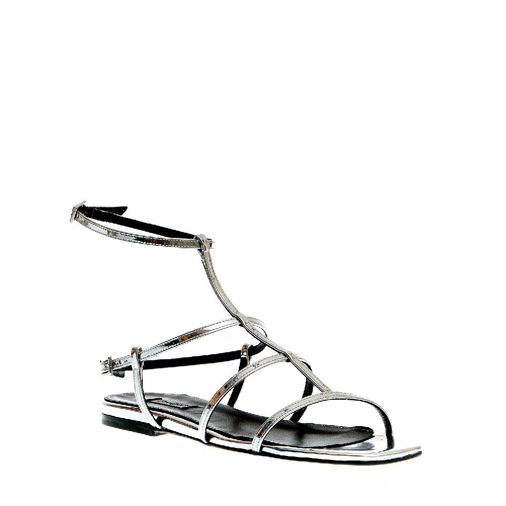 Sorelle Perego sandalo basso lintini argento In Saldo