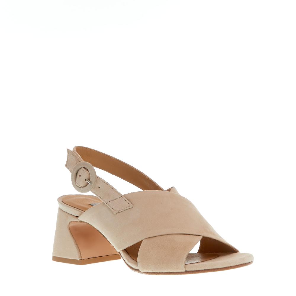 Sorelle Perego sandalo incrocio camoscio beige Promozione Limitata