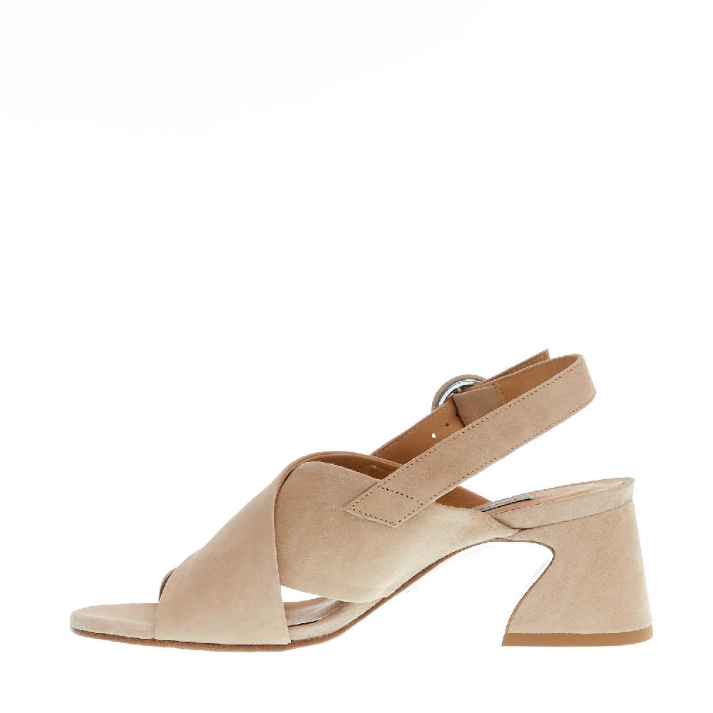 Sorelle Perego sandalo incrocio camoscio beige Promozione Limitata