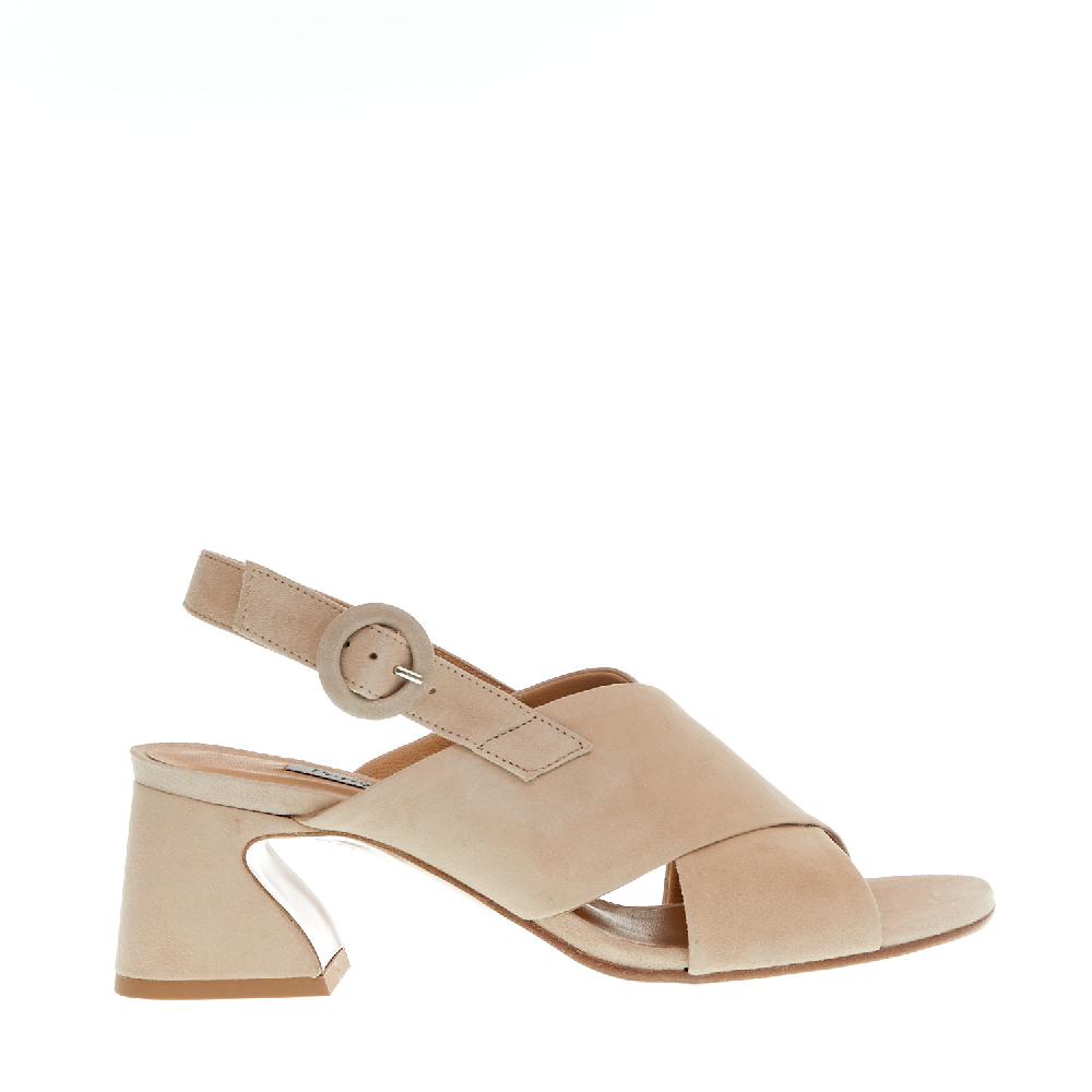 Sorelle Perego sandalo incrocio camoscio beige Promozione Limitata