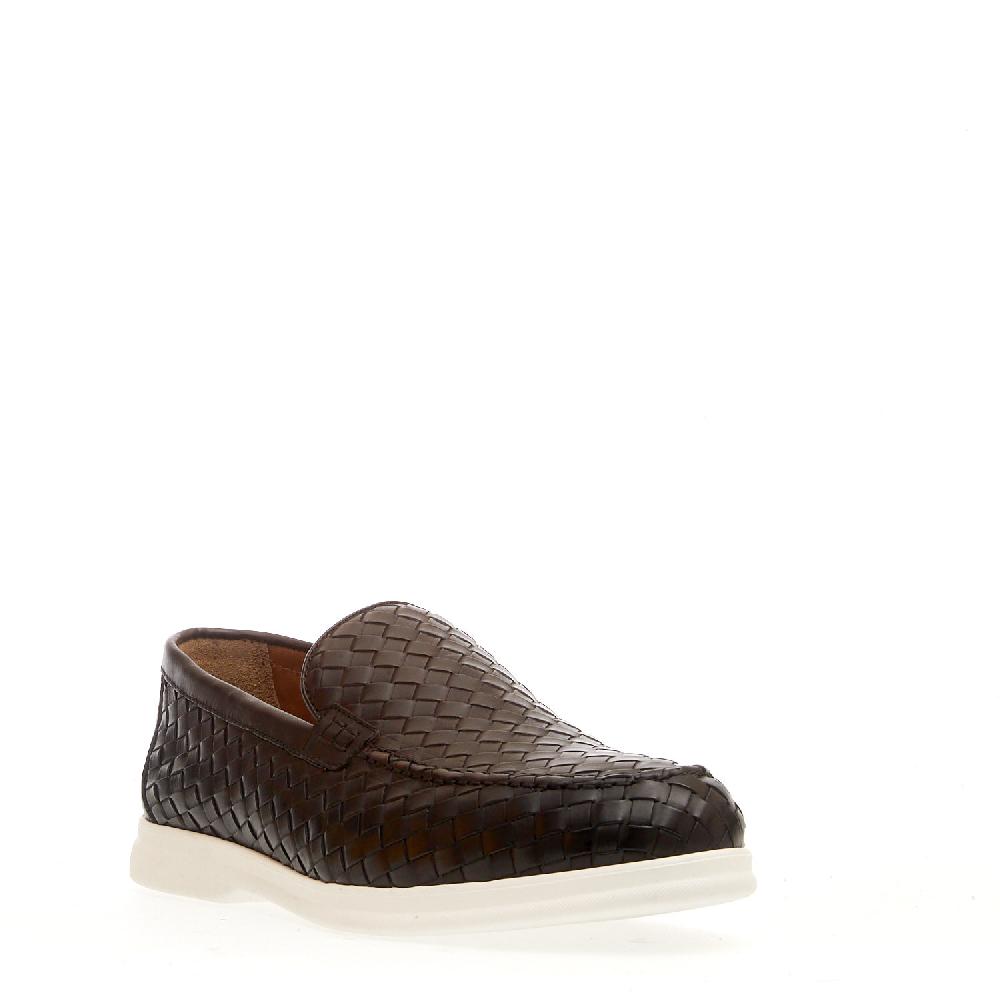 Sorelle Perego mocassino pelle intrecciata marrone Shopping Online