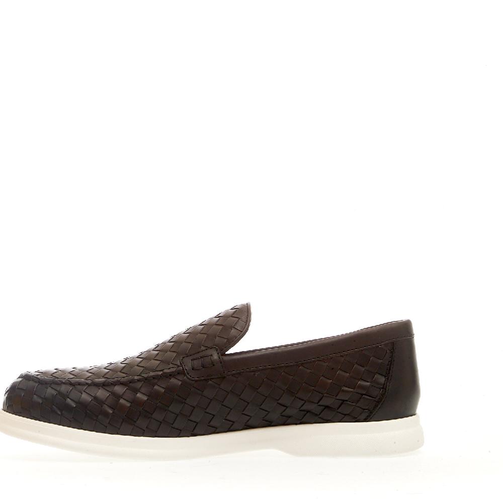 Sorelle Perego mocassino pelle intrecciata marrone Shopping Online