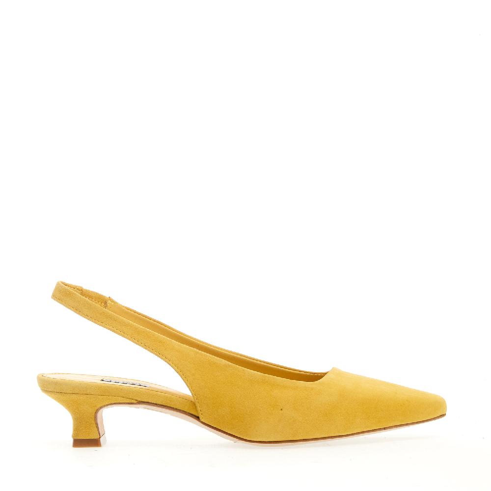 Sorelle Perego slingback camoscio giallo Offerte esclusive