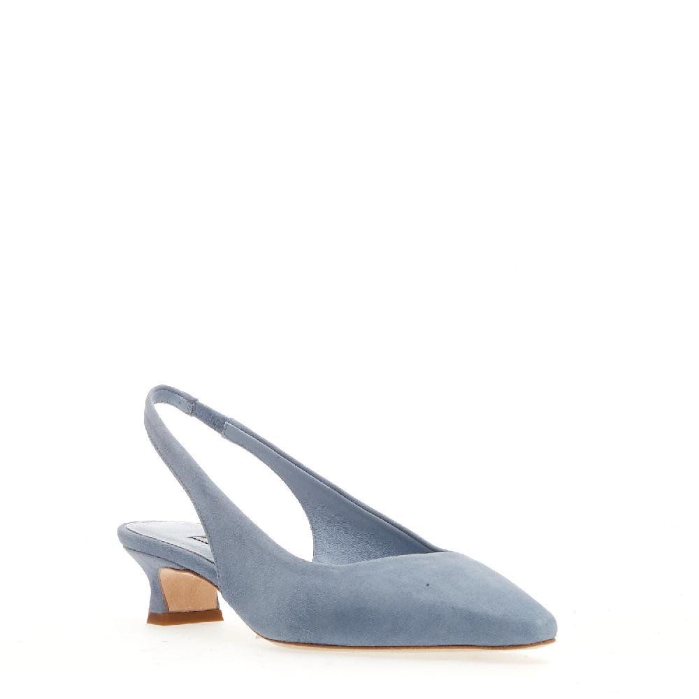 Sorelle Perego slingback camoscio jeans Grandi sconti