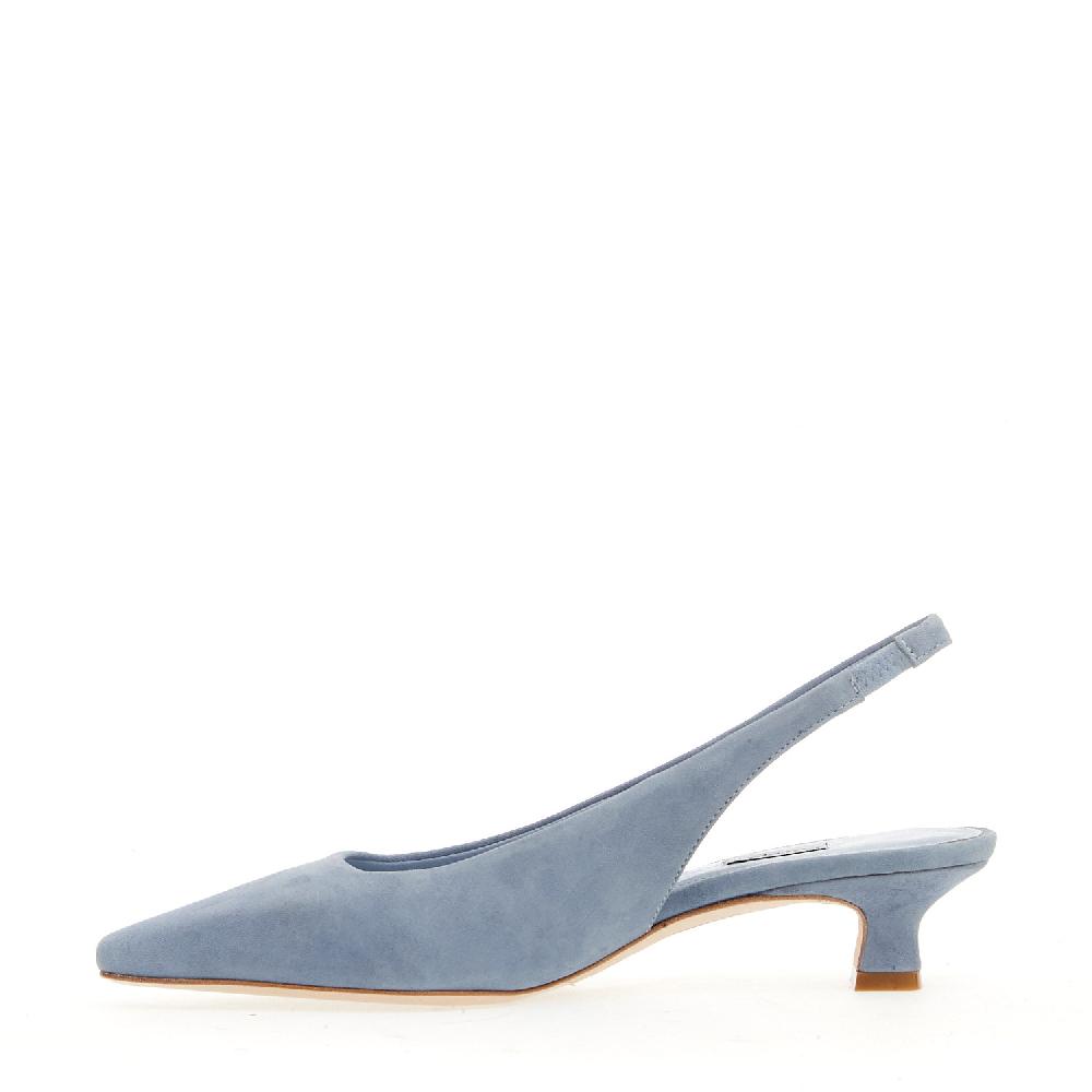 Sorelle Perego slingback camoscio jeans Grandi sconti