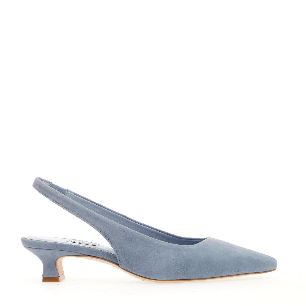 Sorelle Perego slingback camoscio jeans Grandi sconti