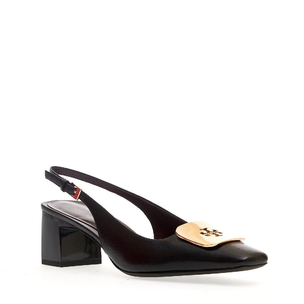 Sorelle Perego Slingbask pelle nera fibbia Offerte speciali