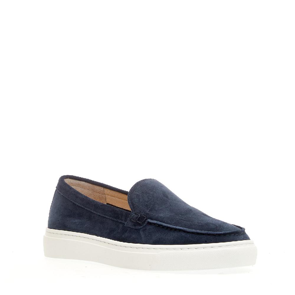Sorelle Perego slipon camoscio blu Sconti VIP