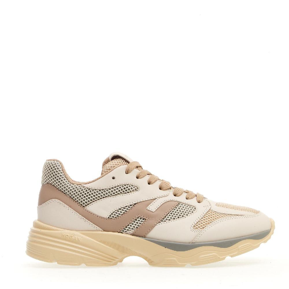 Sorelle Perego sneakers H665 in pelle bianca rete grigio ACQUISTA ORA