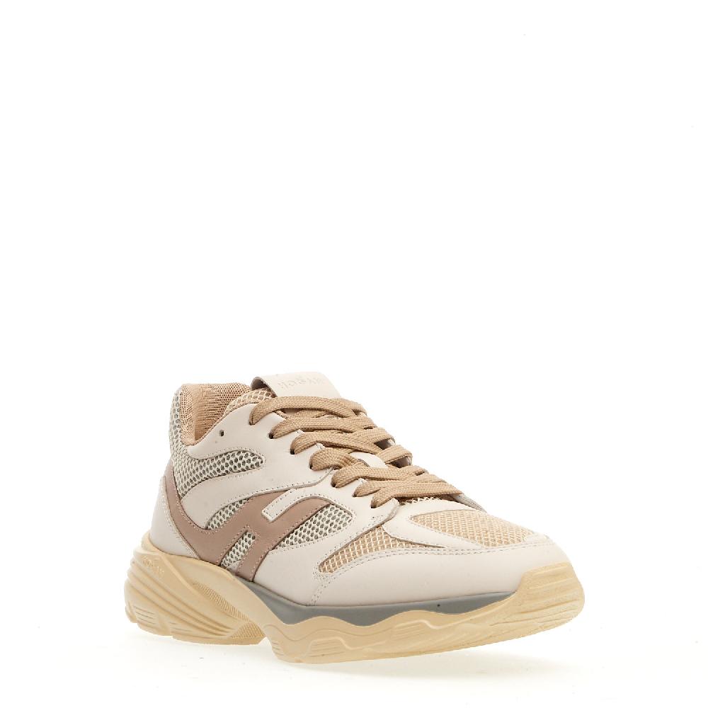 Sorelle Perego sneakers H665 in pelle bianca rete grigio ACQUISTA ORA