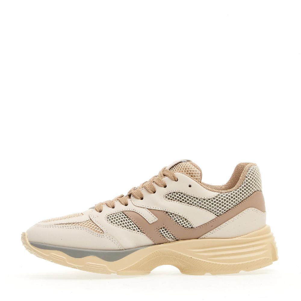 Sorelle Perego sneakers H665 in pelle bianca rete grigio ACQUISTA ORA