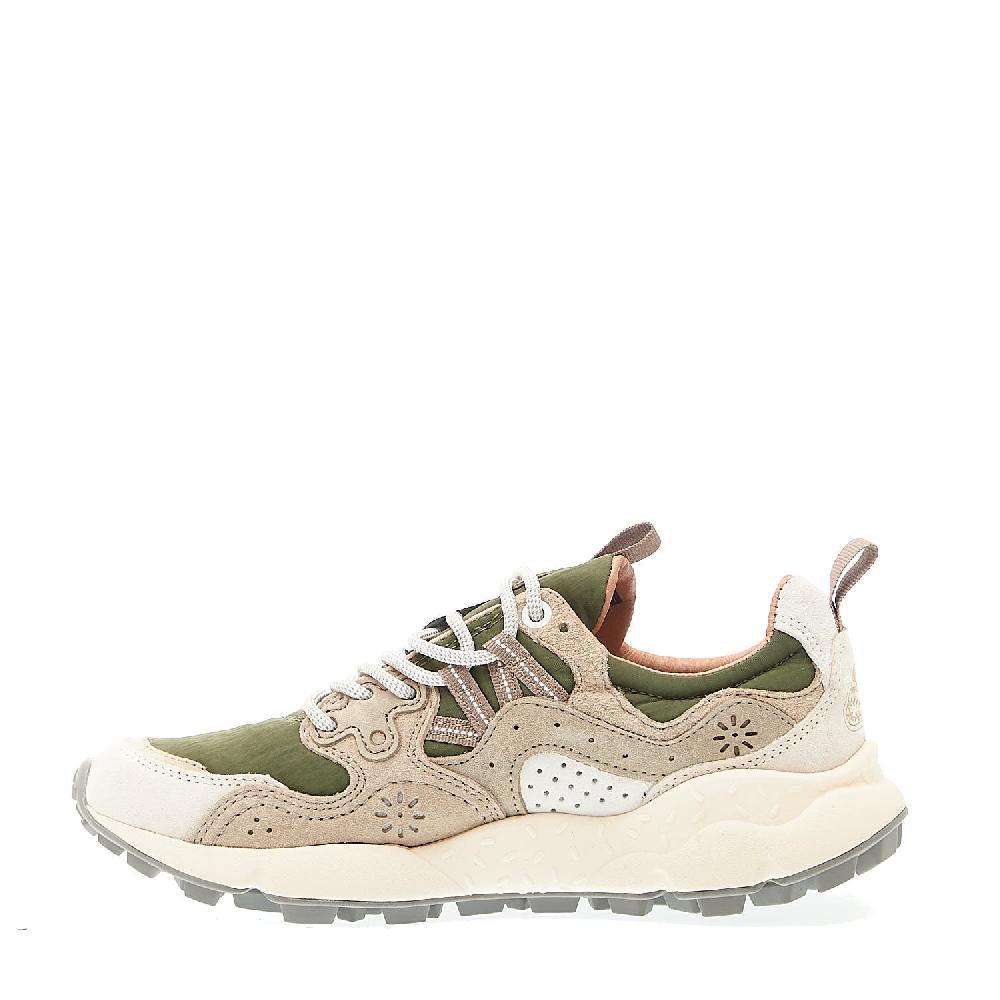 Sorelle Perego sneakers tessuto verdone camoscio tortora Super sconto