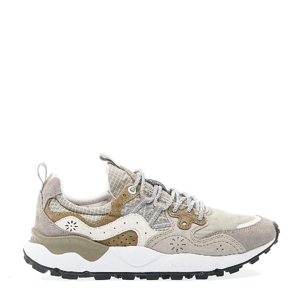 Sorelle Perego sneakers tessuto grigio camoscio grigio e verde 50% di sconto con spedizione gratuita