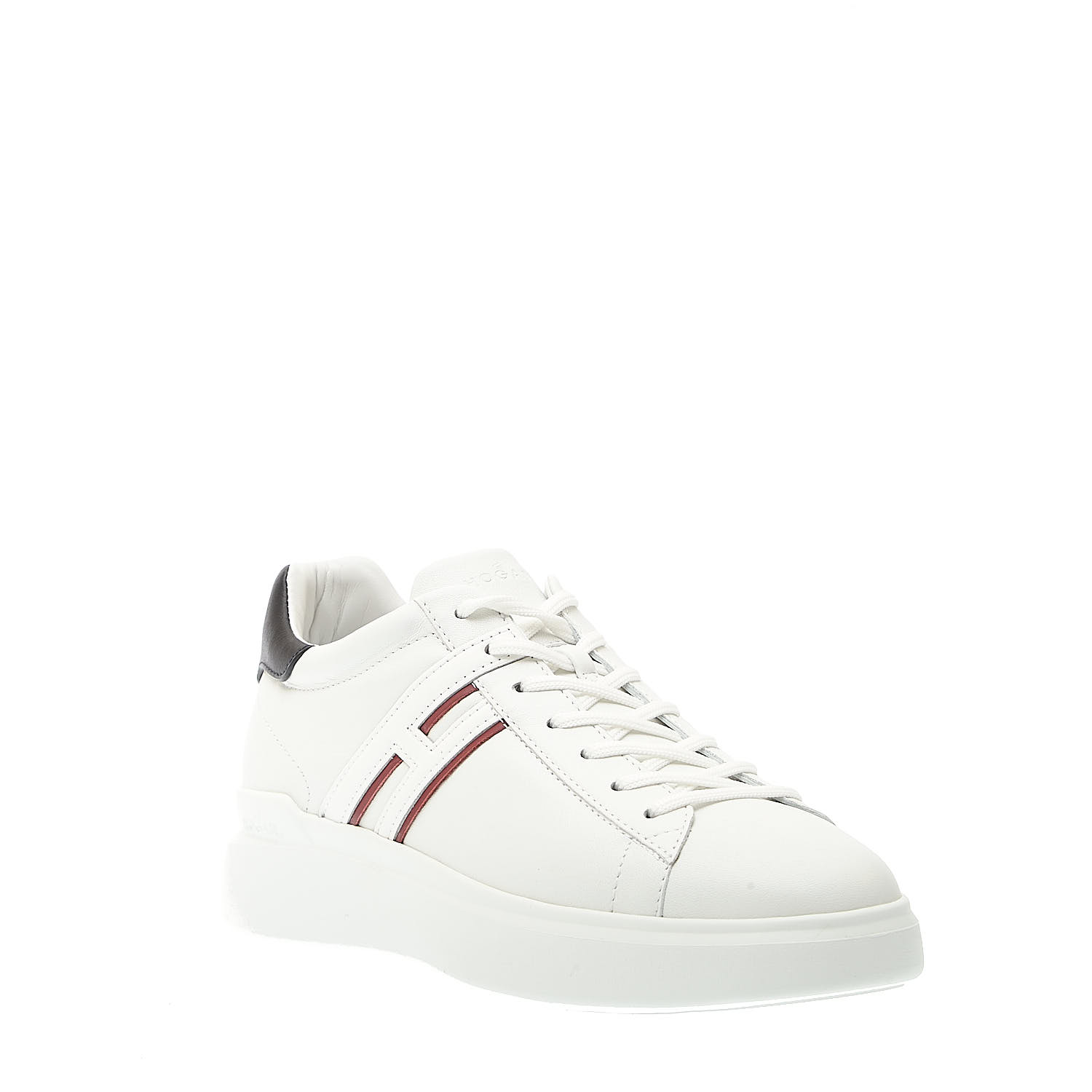 Sorelle Perego sneakers rebel pelle bianco spoiler blu Esporta salva
