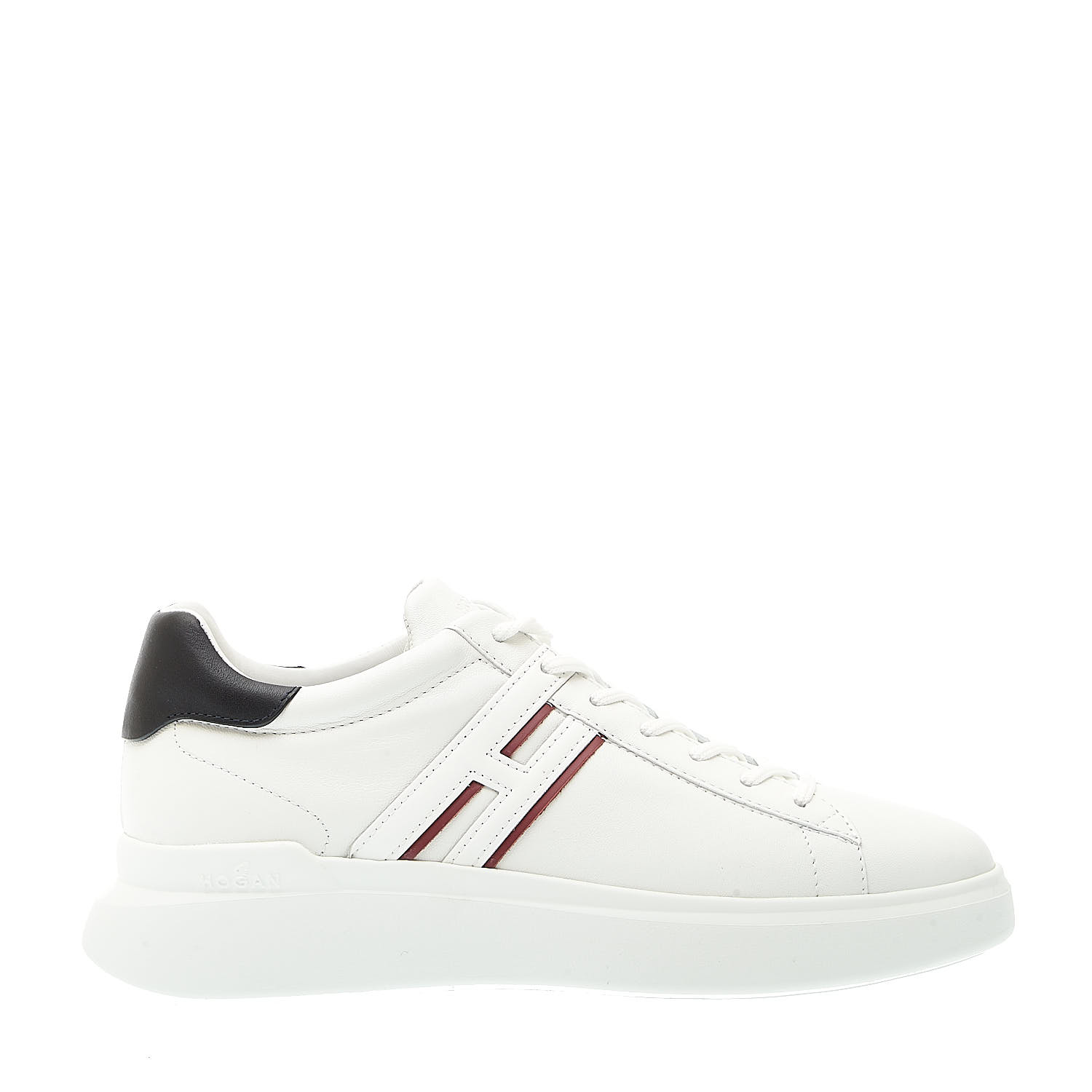 Sorelle Perego sneakers rebel pelle bianco spoiler blu Esporta salva