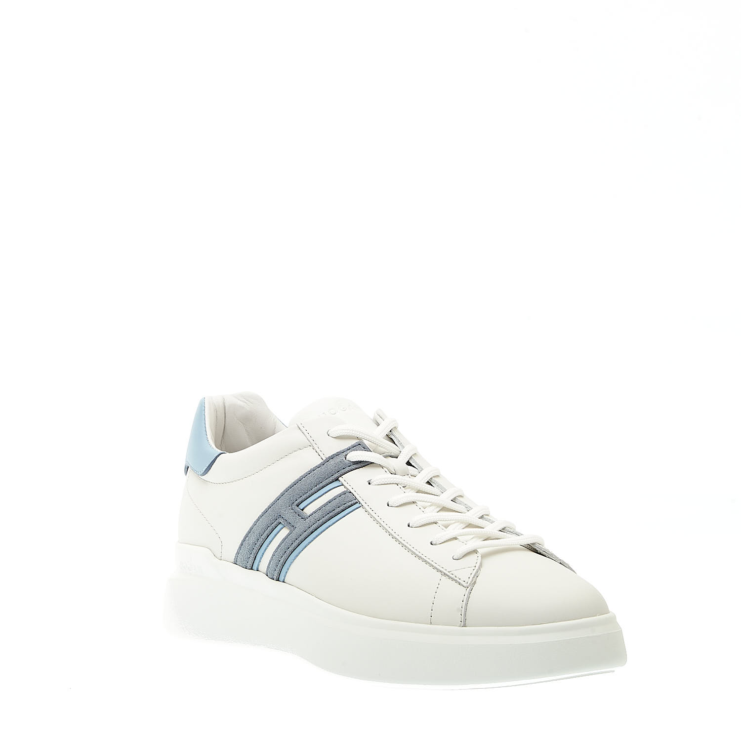 Sorelle Perego sneakers rebel pelle bianco spoiler azzurro Black Friday Prezzi