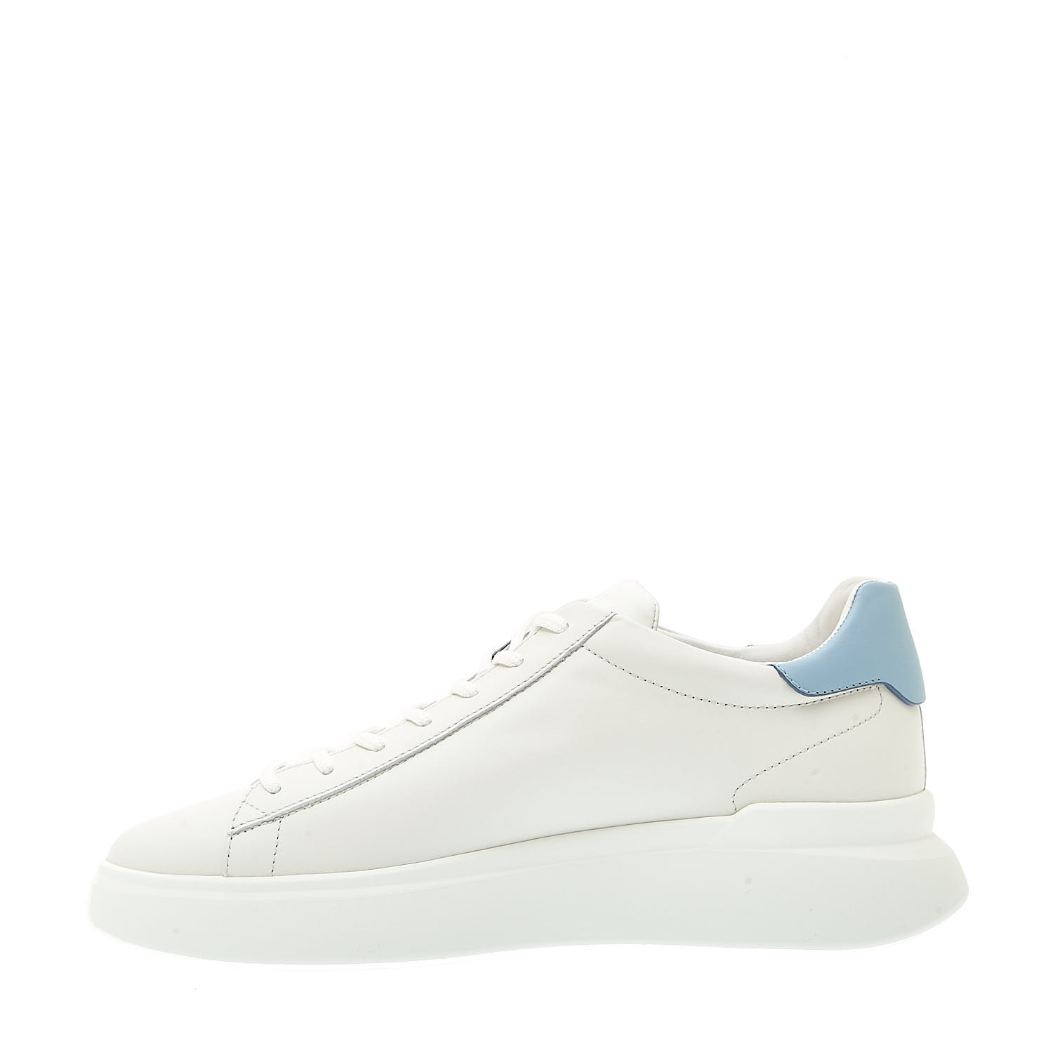 Sorelle Perego sneakers rebel pelle bianco spoiler azzurro Black Friday Prezzi