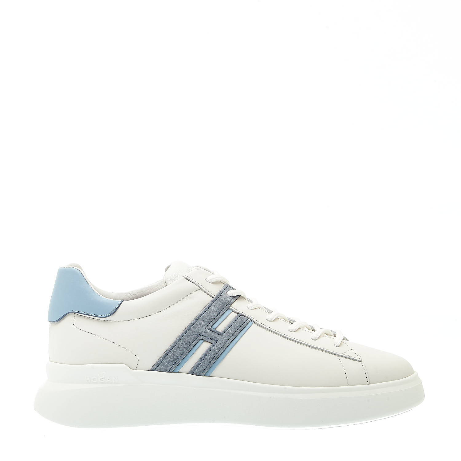 Sorelle Perego sneakers rebel pelle bianco spoiler azzurro Black Friday Prezzi