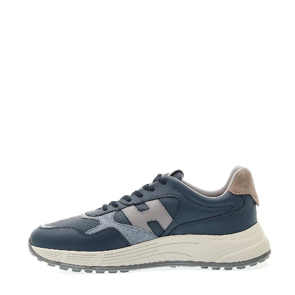 Sorelle Perego sneakers hyperlight pelle blu e camoscio Duty-free