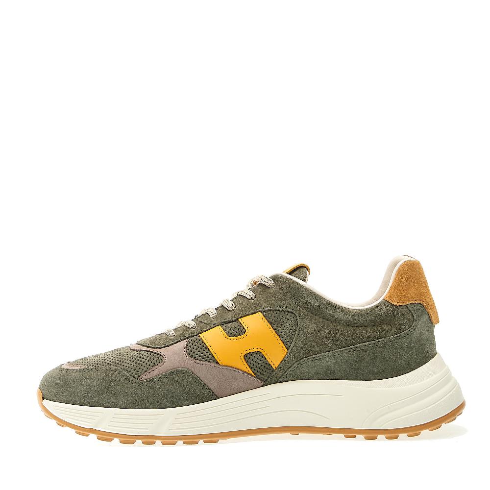Sorelle Perego sneakers hyperlight camoscio verde H gialle 50% di sconto per tempo limitato