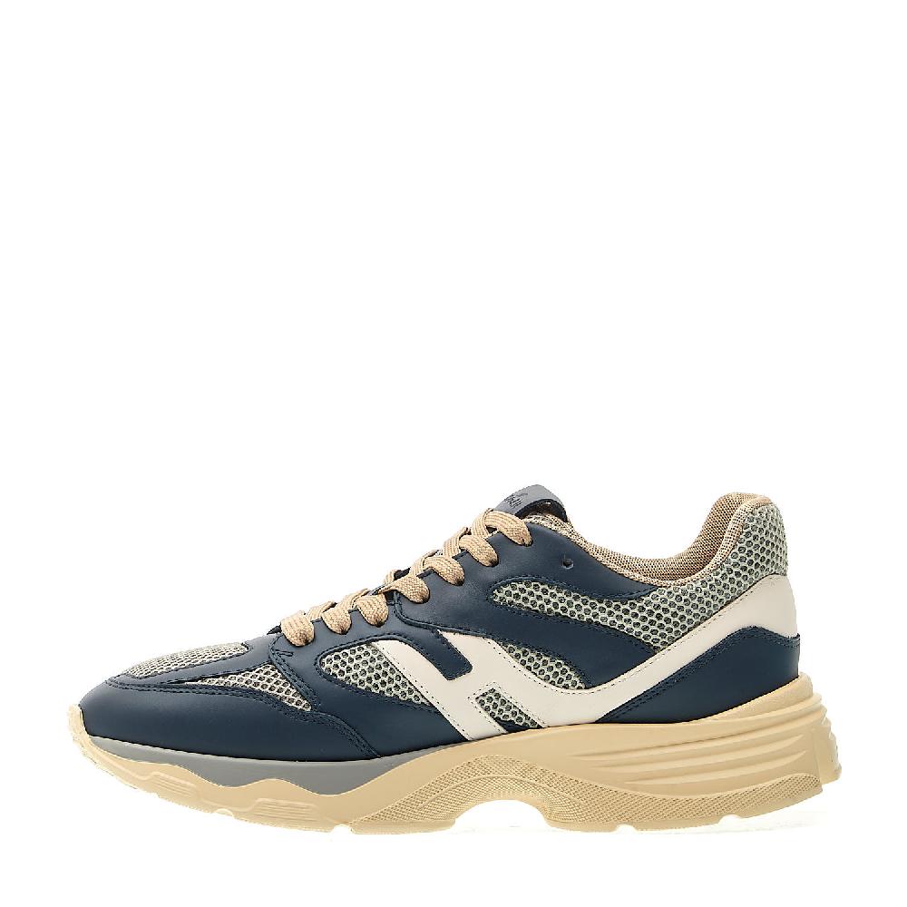 Sorelle Perego sneakers H665 in pelle blu rete beige Sconti questo mese