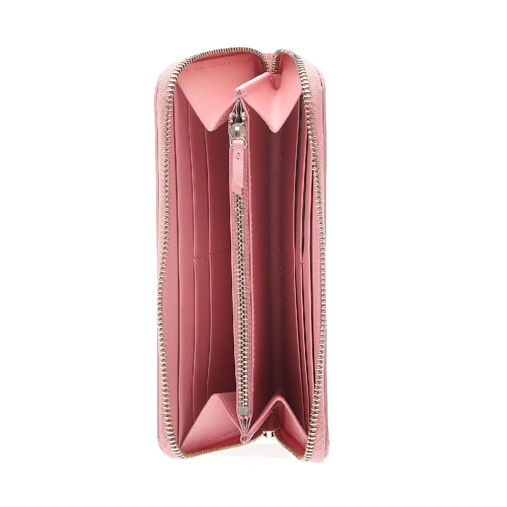 Sorelle Perego portafoglio full zip pelle rosa Pezzi Unici