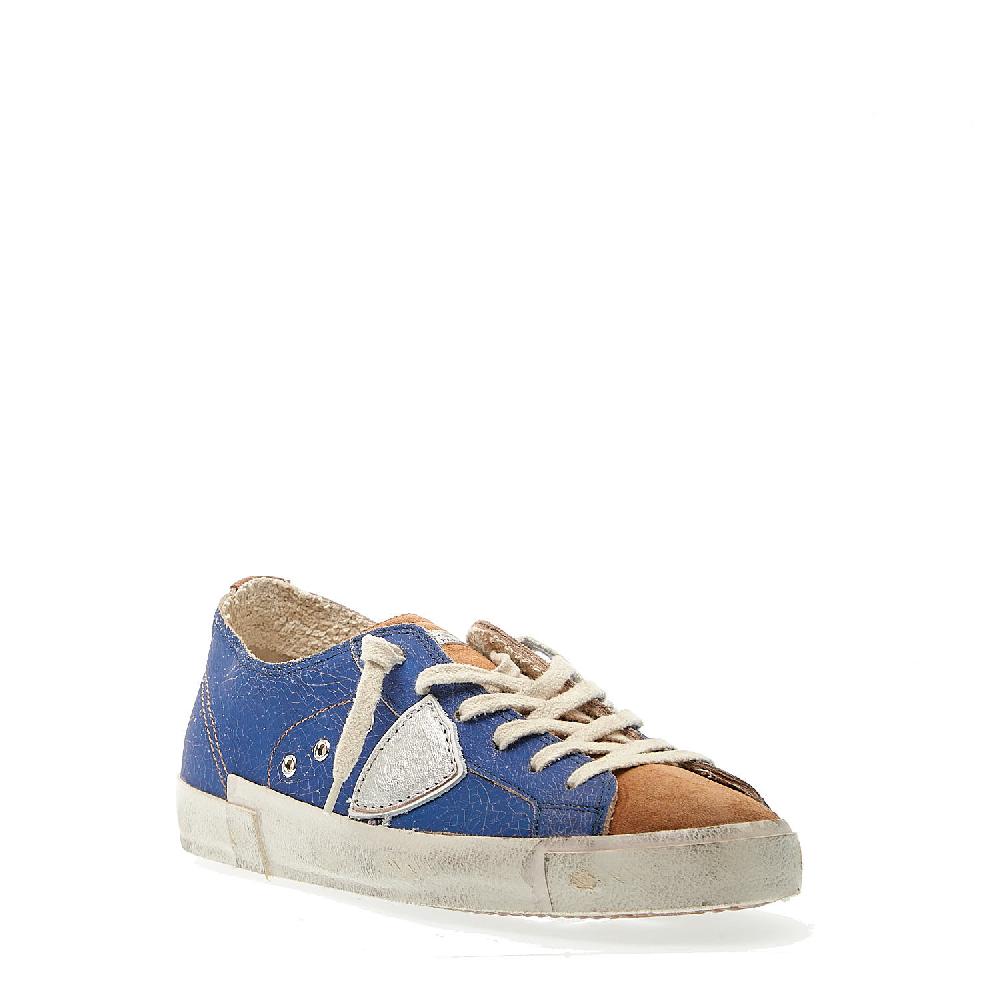Sorelle Perego Paris sfoderata craclè bluette Prezzo Ridotto