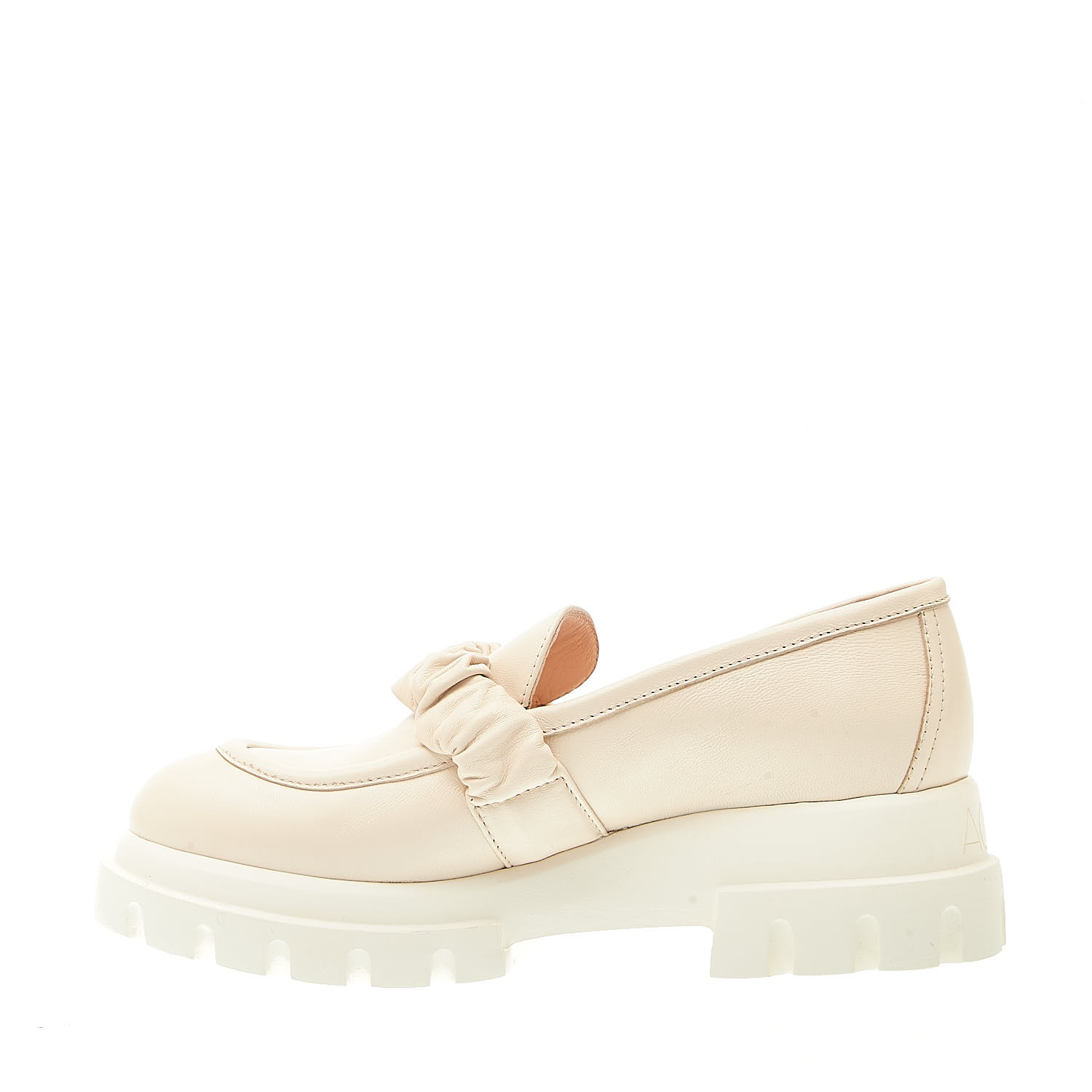 Sorelle Perego mocassino panna fondo gomma Hotsell