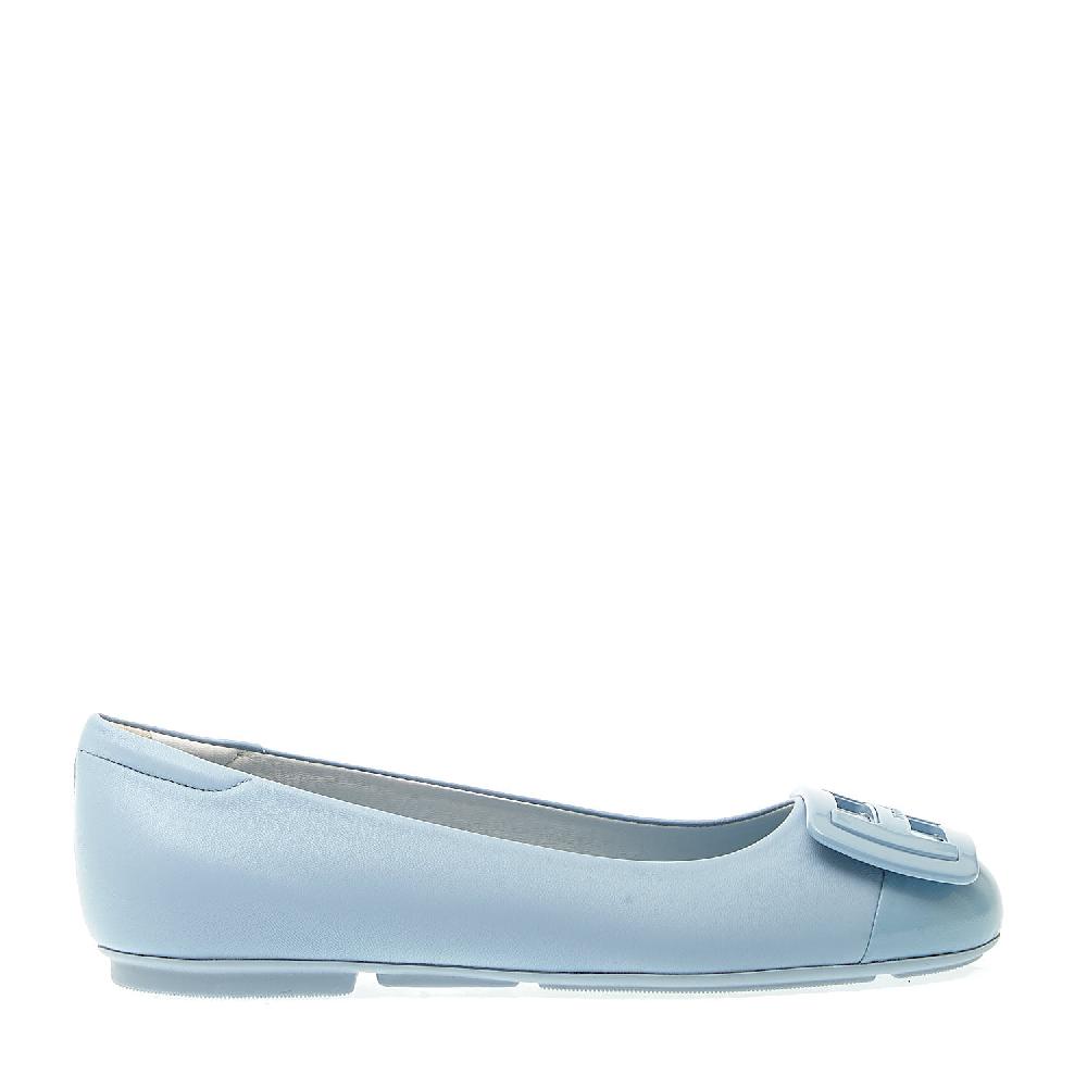 Sorelle Perego ballerina pelle azzurra Nuova