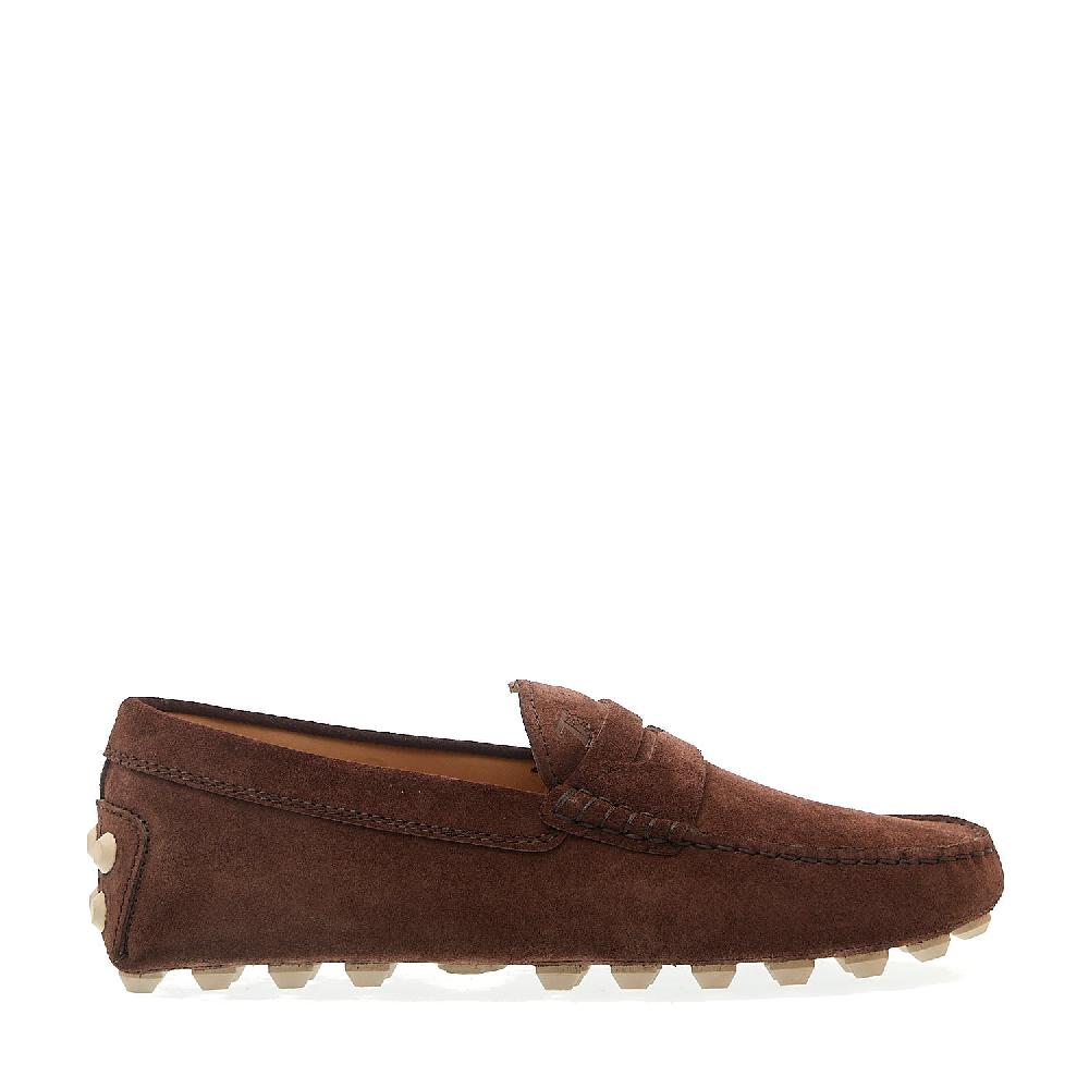 Sorelle Perego mocassino bubble in camoscio marrone Grande vendita
