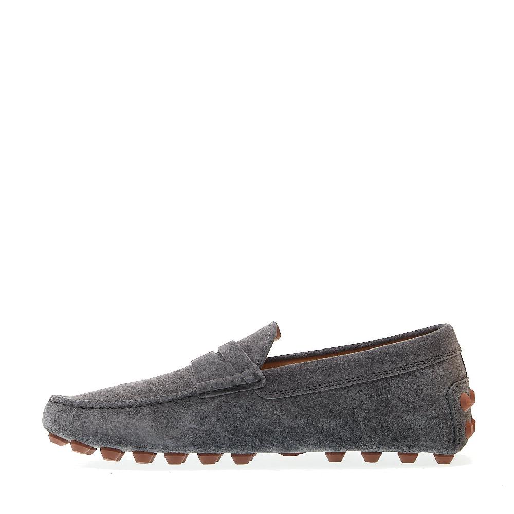 Sorelle Perego mocassino bubble in camoscio grigio Flash Sale