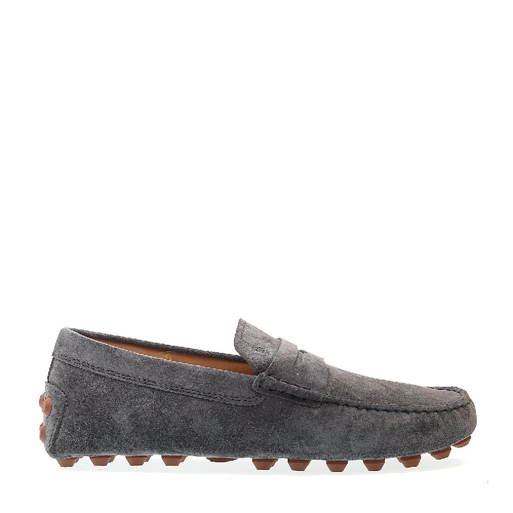 Sorelle Perego mocassino bubble in camoscio grigio Flash Sale