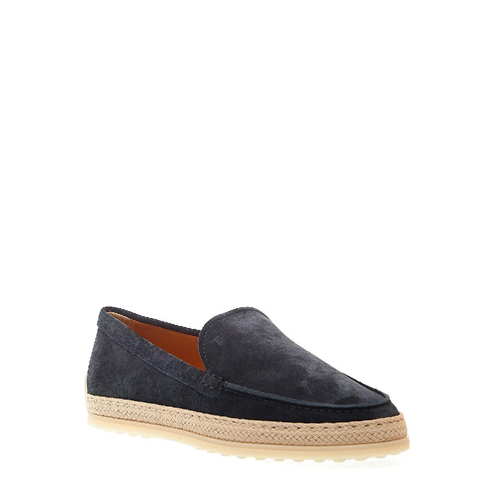 Sorelle Perego pantofola in camoscio blu con corda Offerta Pasqua